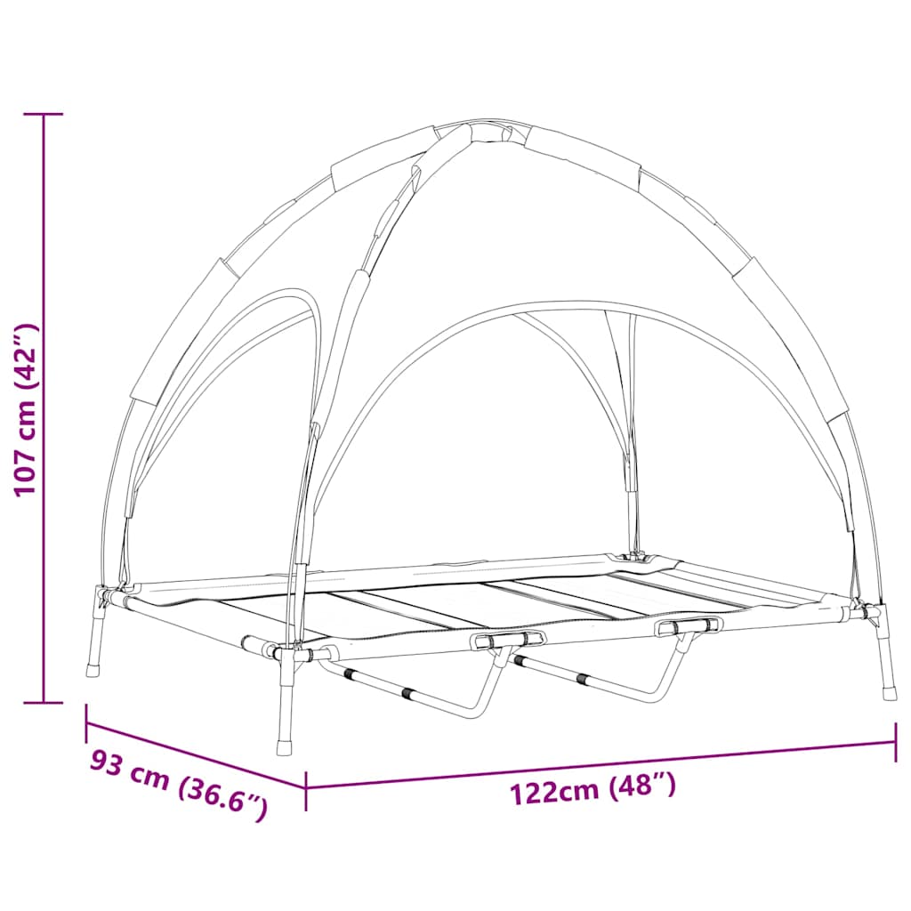Hondenbed Staal