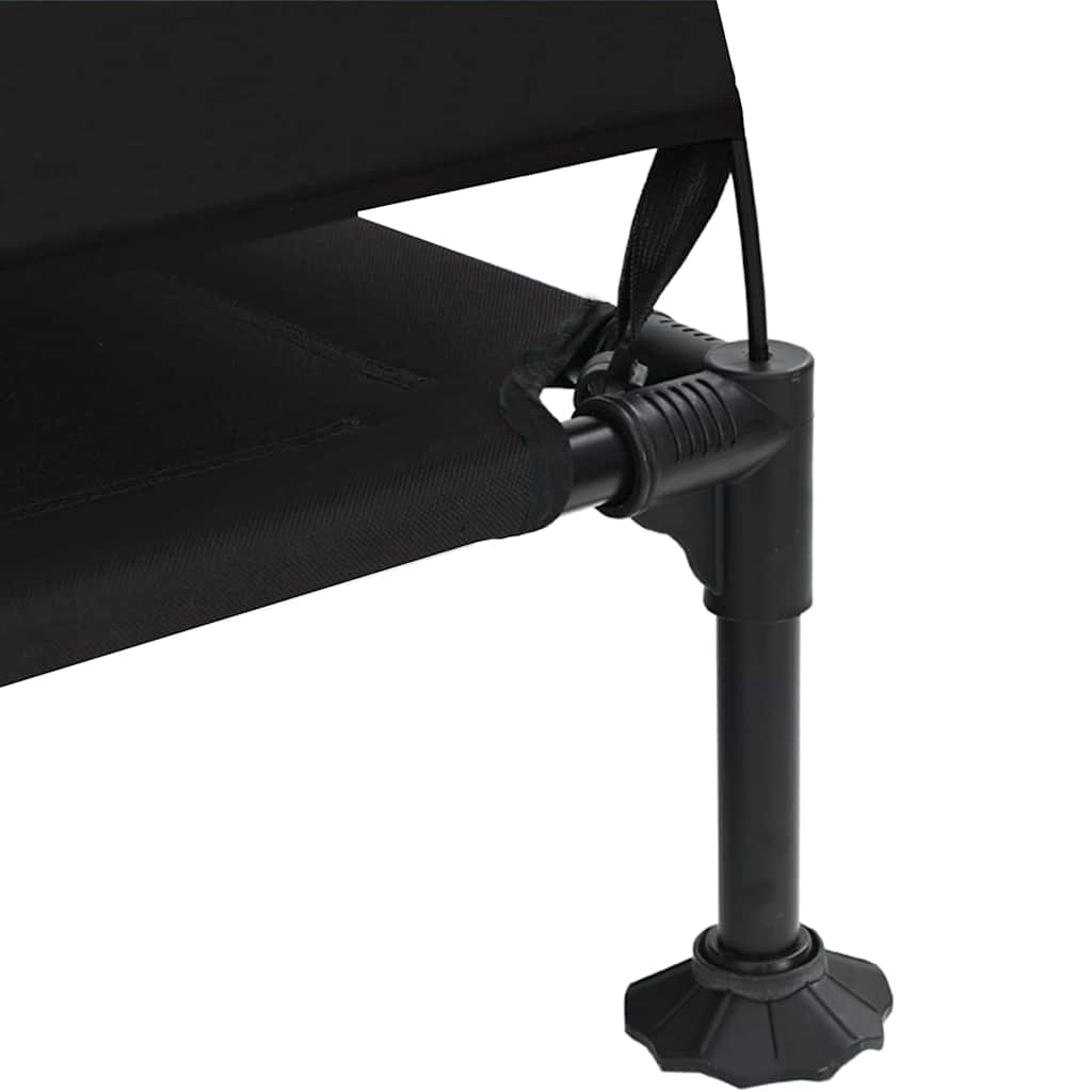 Verhoogd Hondenbed 127 X 81 X 108 Cm Stof En Staal