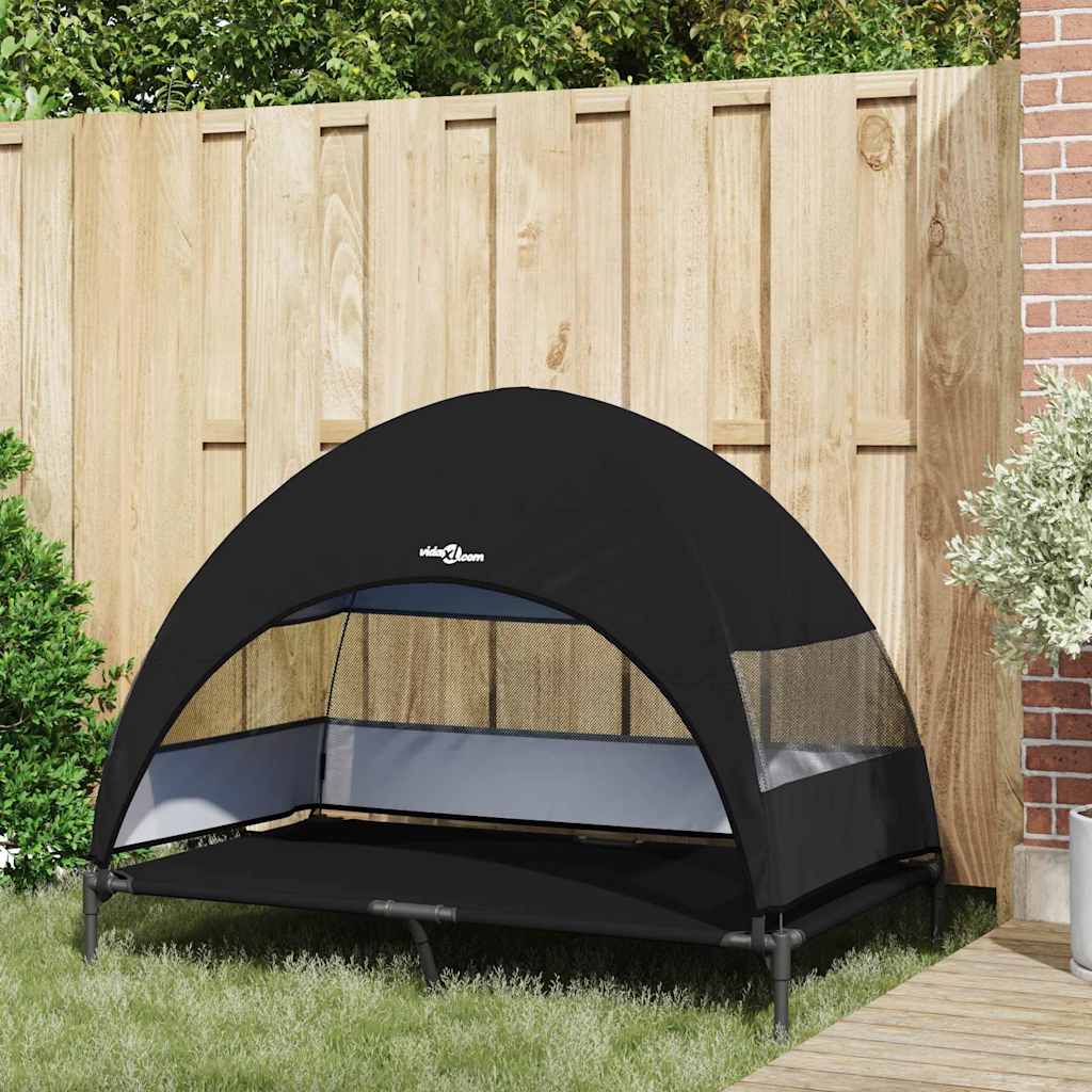 Verhoogd Hondenbed 127 X 81 X 108 Cm Stof En Staal