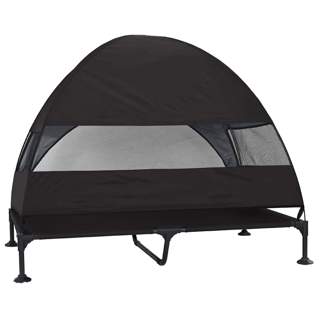 Verhoogd Hondenbed 127 X 81 X 108 Cm Stof En Staal