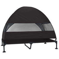 Verhoogd Hondenbed 127 X 81 X 108 Cm Stof En Staal