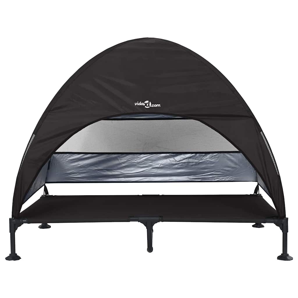 Verhoogd Hondenbed 127 X 81 X 108 Cm Stof En Staal