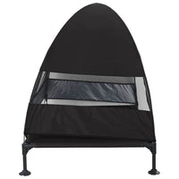 Verhoogd Hondenbed 127 X 81 X 108 Cm Stof En Staal