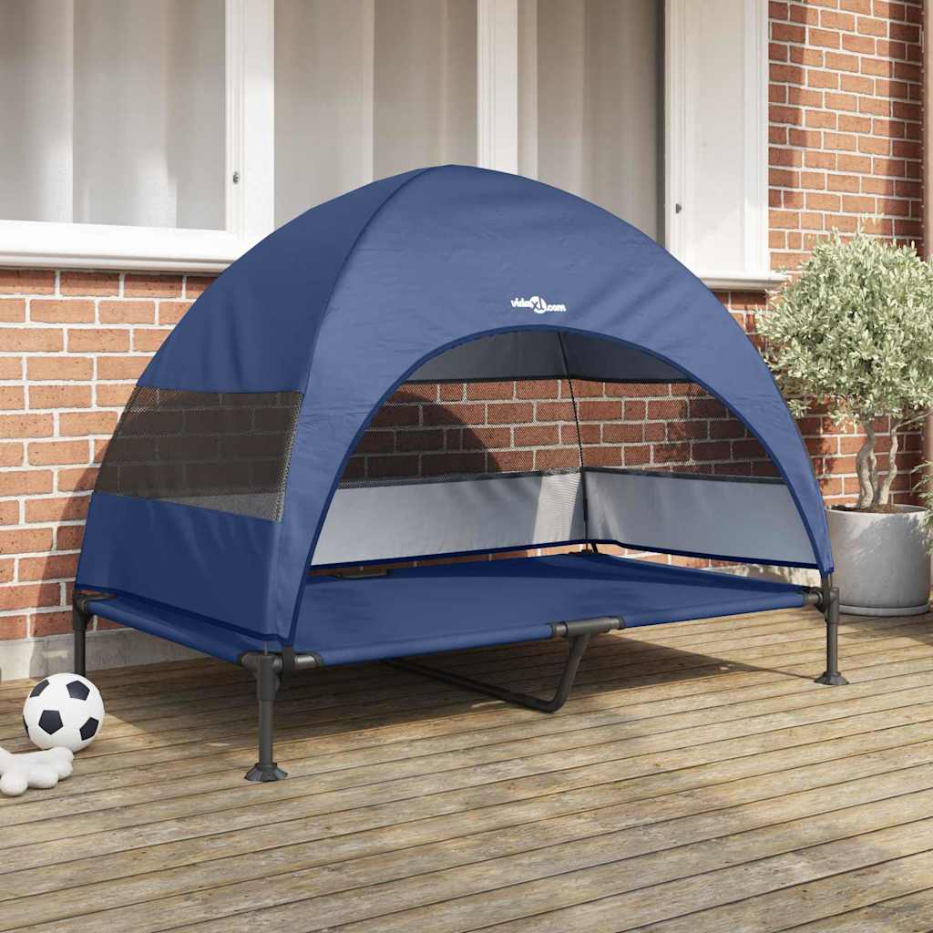 Verhoogd Hondenbed 127 X 81 X 108 Cm Stof En Staal