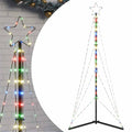 Led-Kerstboom 363 Leds Kleurrijk 182 Cm Multikleur