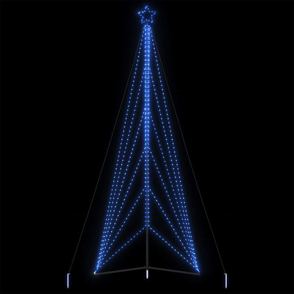 Led-Kerstboom 525 Leds 302 Cm Blauw