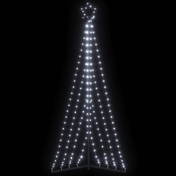 Led-Kerstboom 339 Leds Koud Wit 187 Cm Koudwit