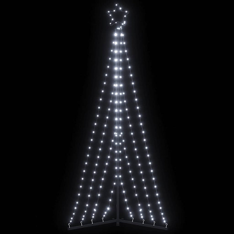 Led-Kerstboom 339 Leds Koud Wit 187 Cm Koudwit