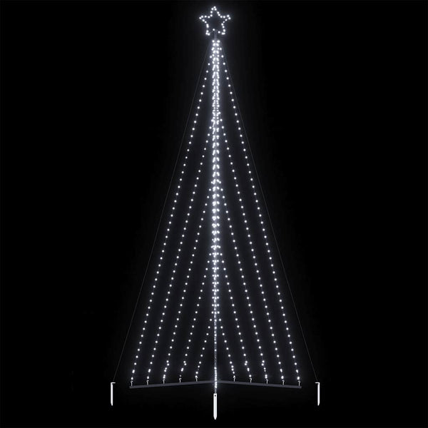 Led-Kerstboom 339 Leds Koud Wit 187 Cm Koudwit