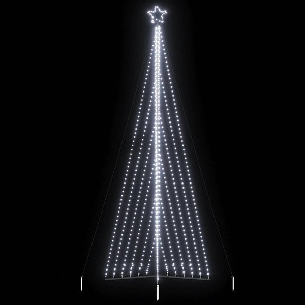 Led-Kerstboom 339 Leds Koud Wit 187 Cm Koudwit