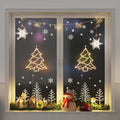 Kerstverlichting Kerstboom Silhouet 2 St 50 Leds Warm Wit
