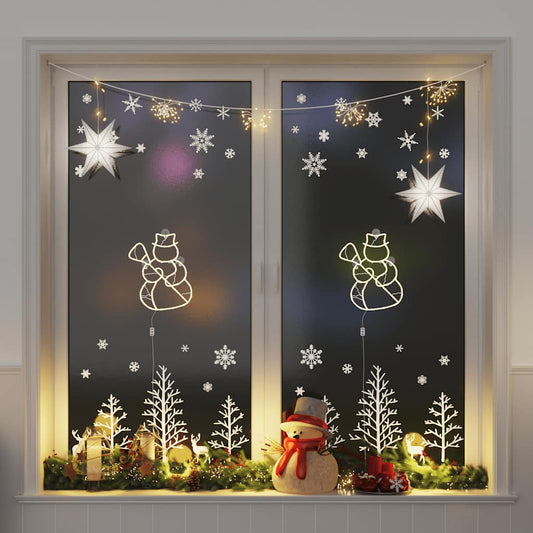 Kerstverlichting Silhouet 2 St 35 Leds Warm Wit