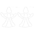 Kerstverlichting Engel Silhouet 2 St 50 Leds Warm Wit