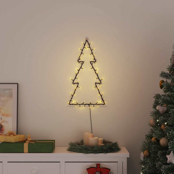 Kerstverlichting Kerstboom Met Grondpinnen 50 Led's 30 Cm