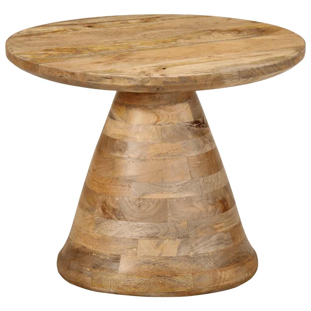 Bijzettafel Ø50X40 Cm Massief Mangohout