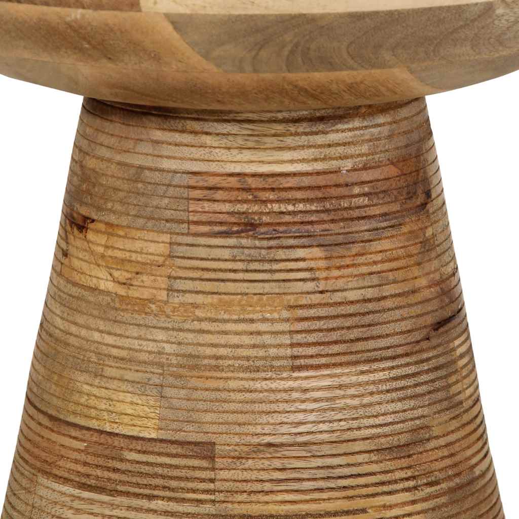 Bijzettafel Ø37X45 Cm Massief Mangohout
