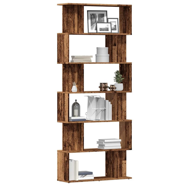 Boekenkast/Kamerscherm 80X24X192 Cm Bewerkt Hout