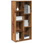 Boekenkast 50X25X104 Cm Bewerkt Hout Kleurig
