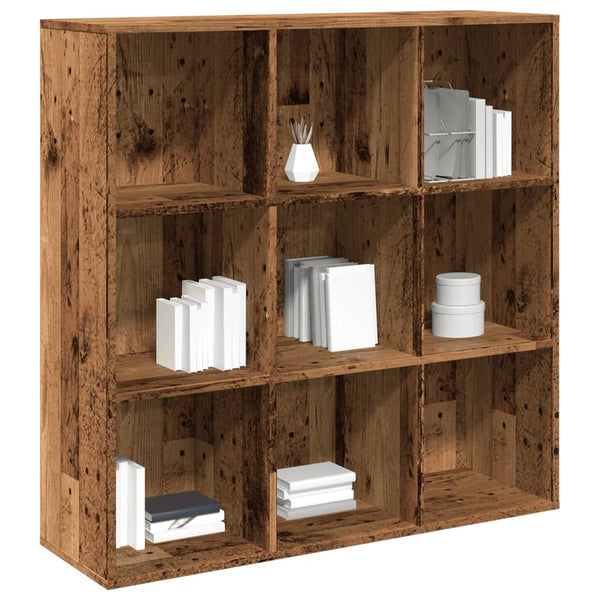 Boekenkast 98X29X97,5 Cm Artisanaal Eikenkleur