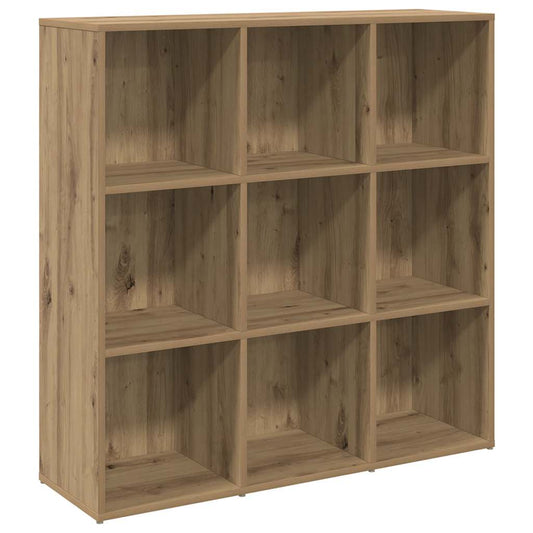 Boekenkast 98X29X97,5 Cm Artisanaal Eikenkleur