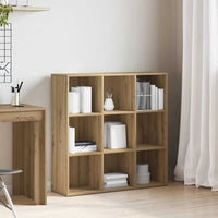 Boekenkast 98X29X97,5 Cm Artisanaal Eikenkleur