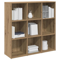 Boekenkast 98X29X97,5 Cm Artisanaal Eikenkleur