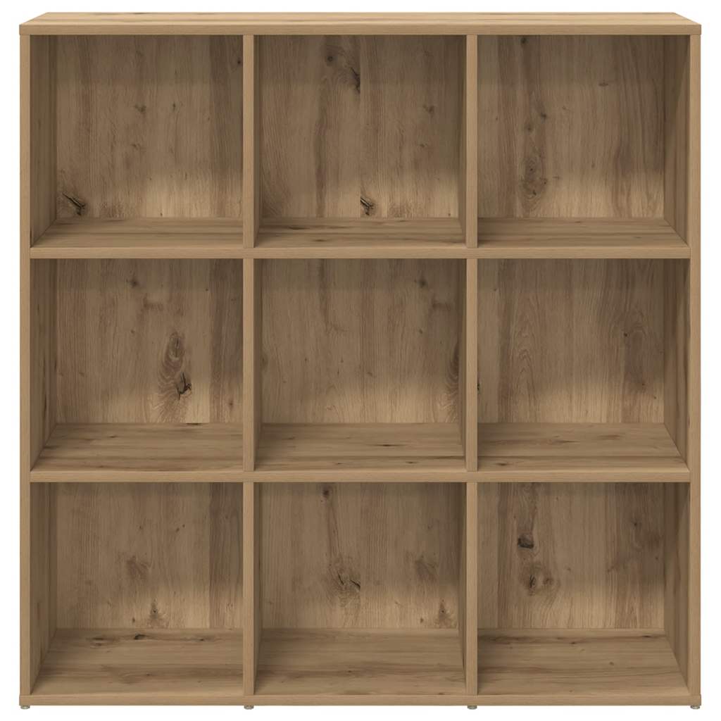 Boekenkast 98X29X97,5 Cm Artisanaal Eikenkleur