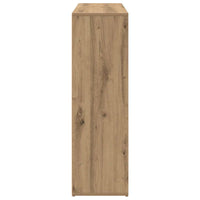 Boekenkast 98X29X97,5 Cm Artisanaal Eikenkleur
