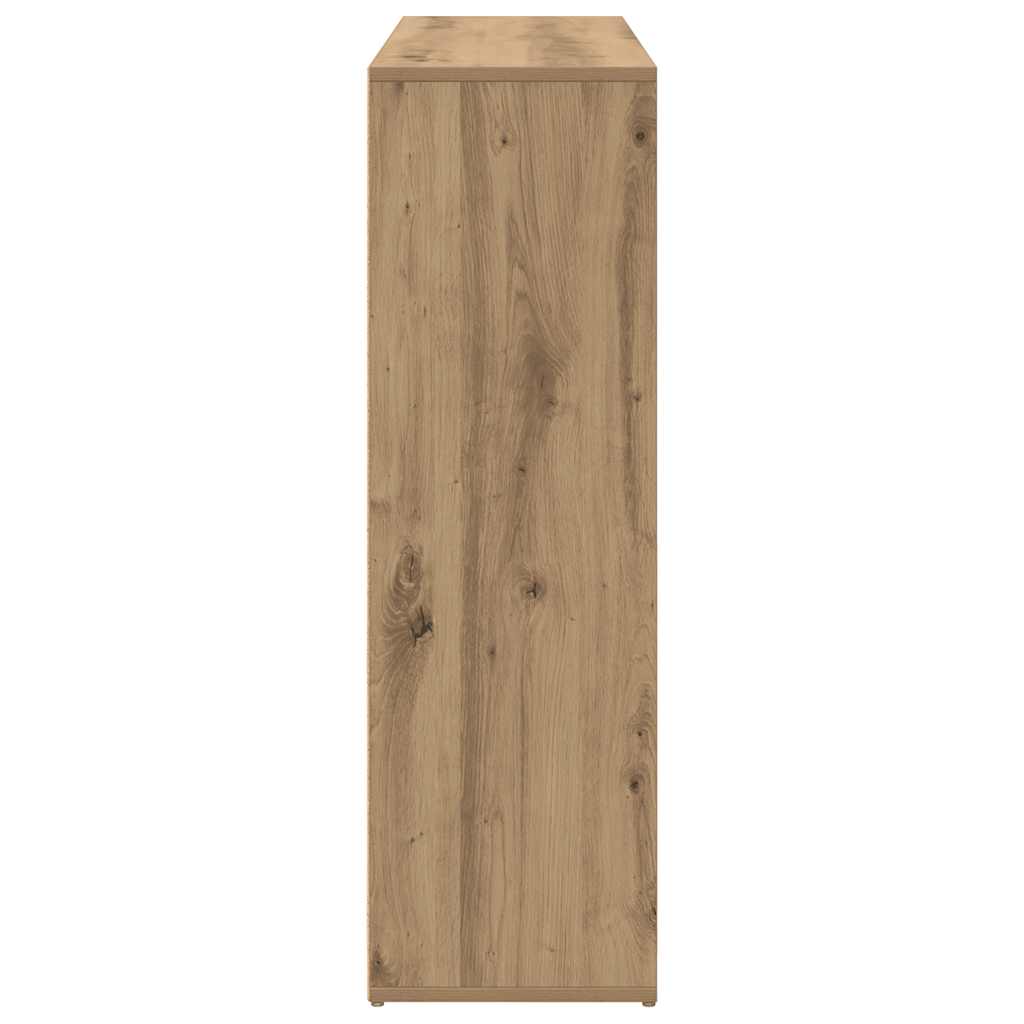 Boekenkast 98X29X97,5 Cm Artisanaal Eikenkleur