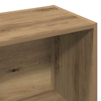 Boekenkast 98X29X97,5 Cm Artisanaal Eikenkleur