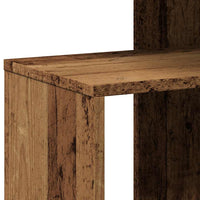 Bijzettafel 36X30X56 Cm Bewerkt Hout Kleurig