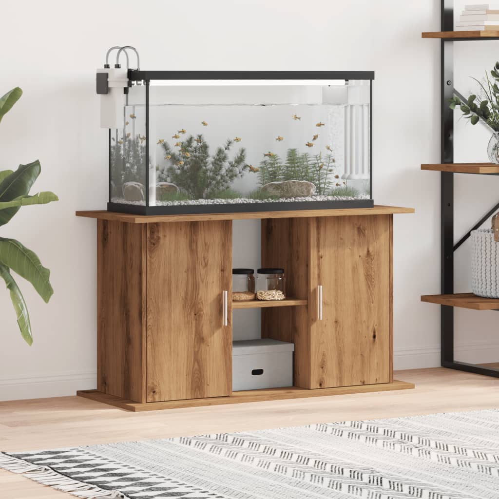 Aquariumstandaard Bewerkt Hout Eiken