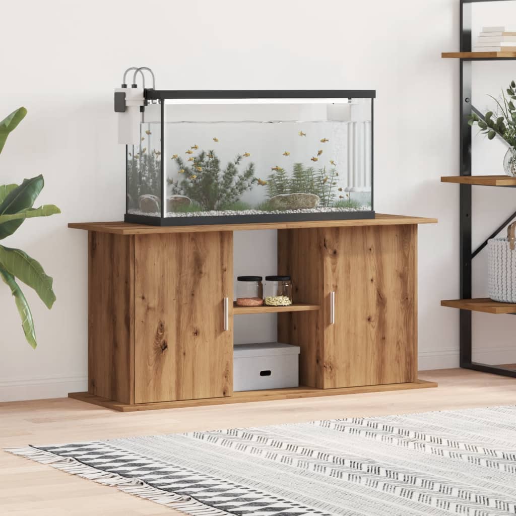 Aquariumstandaard Bewerkt Hout Eiken