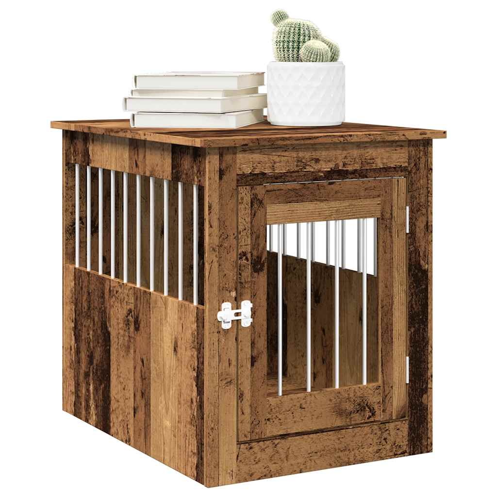 Hondenbench 64,5X80X71 Cm Bewerkt Hout Kleurig