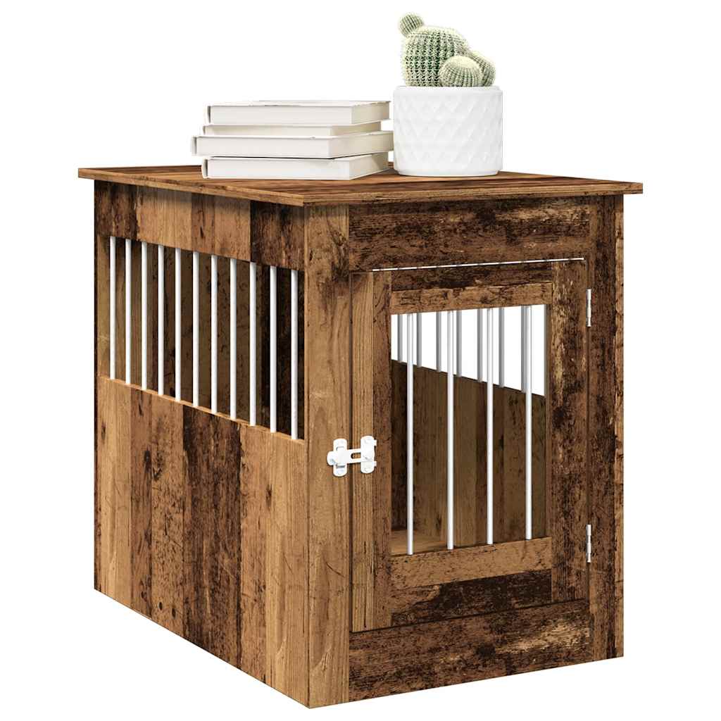 Hondenbench 64,5X80X71 Cm Bewerkt Hout Kleurig