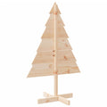 Kerstdecoratie Kerstboom Massief Hout Naturel (Onafgewerkt)