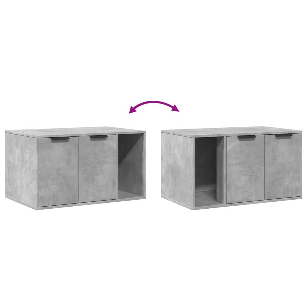 Kattenbakkast Bewerkt Hout
