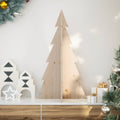 Kerstdecoratie Kerstboom Massief Grenenhout Naturel