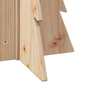 Kerstdecoratie Kerstboom 69,5 Cm Massief Grenenhout Naturel