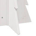 Kerstdecoratie Kerstboom 69,5 Cm Massief Grenenhout Wit