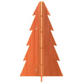 Kerstdecoratie Kerstboom 69,5 Cm Massief Grenenhout Wasbruin
