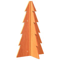 Kerstdecoratie Kerstboom 69,5 Cm Massief Grenenhout Wasbruin