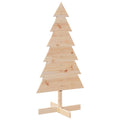 Kerstdecoratie Kerstboom Massief Grenenhout Naturel