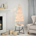 Kerstdecoratie Kerstboom Massief Grenenhout Naturel