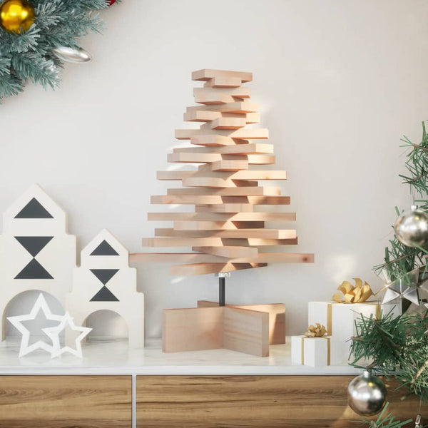 Kerstdecoratie Kerstboom Massief Grenenhout Naturel