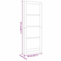 Binnendeur Orkdal Bruin 83 X 211 Cm