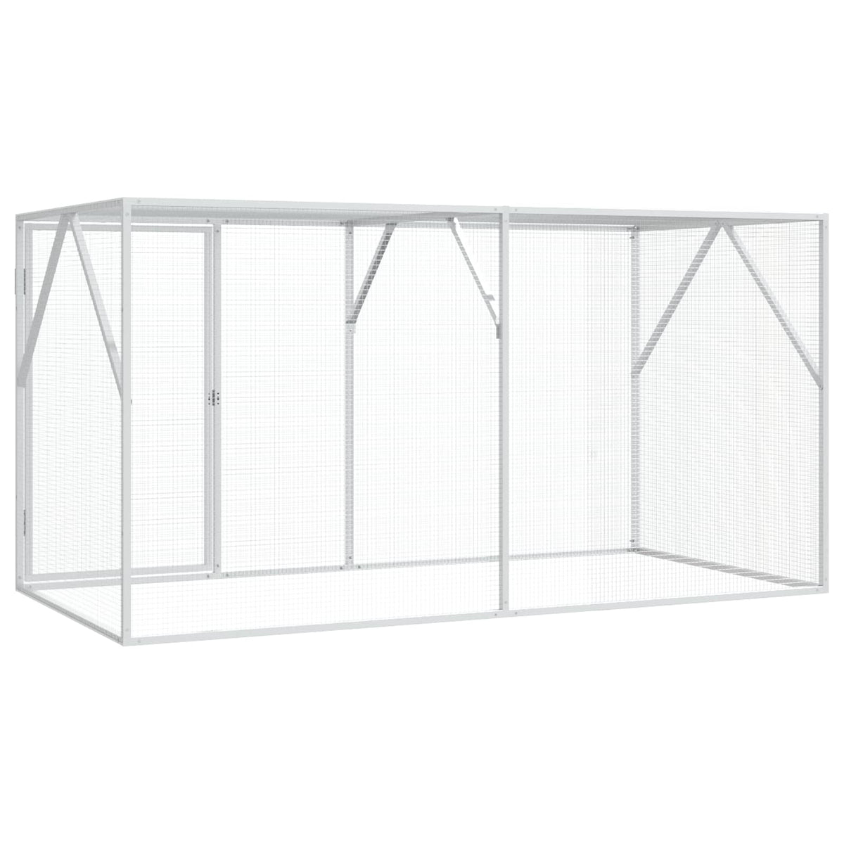 Vogelkooi Zilver 208 X 102 X 108 Cm