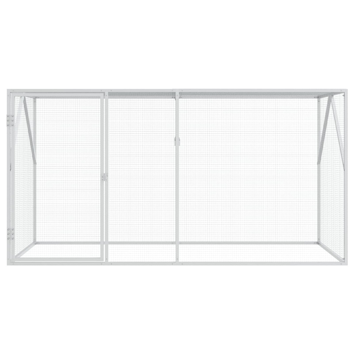 Vogelkooi Zilver 208 X 102 X 108 Cm