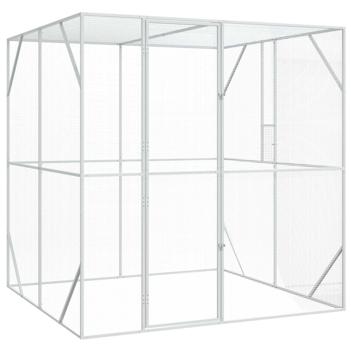 Vogelkooi Zilver 208 X 102 X 108 Cm