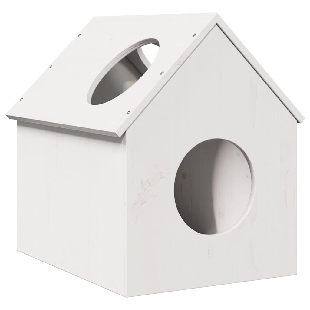 Kattenhuis 41X50X50 Cm Massief Grenenhout